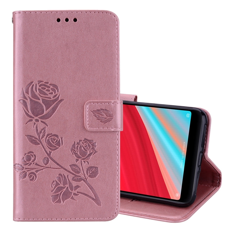 Custodia portafoglio in pelle PU rosa per Xiaomi Redmi S2