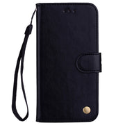 Custodia in pelle flip orizzontale con struttura in cera d'olio stile business per Xiaomi Mi 6X / A2, con supporto e slot per schede e portafoglio, For Xiaomi Mi 6X, For Xiaomi Mi 6X / A2