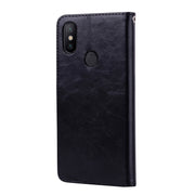 Custodia in pelle flip orizzontale con struttura in cera d'olio stile business per Xiaomi Mi 6X / A2, con supporto e slot per schede e portafoglio, For Xiaomi Mi 6X, For Xiaomi Mi 6X / A2