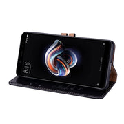 Custodia in pelle flip orizzontale con struttura in cera d'olio stile business per Xiaomi Redmi Note 5 Pro, con supporto, slot per schede e portafoglio, For Xiaomi Note 5 Pro