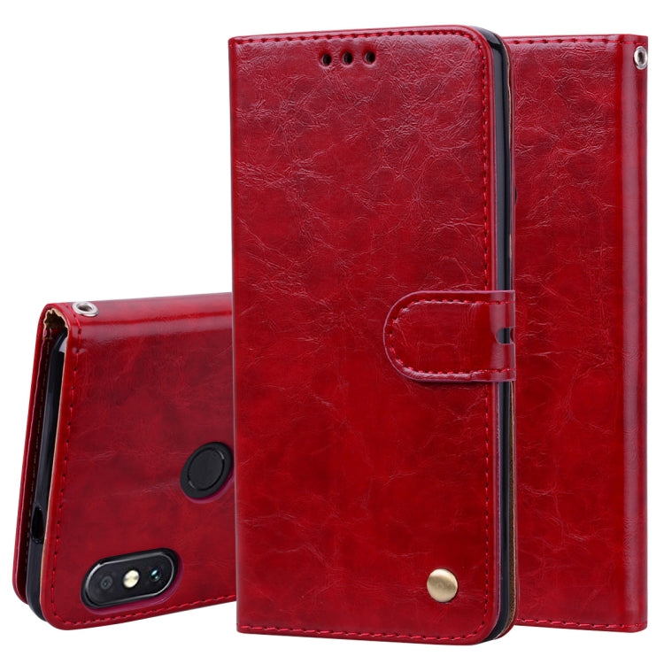 Custodia portafoglio in pelle flip per Xiaomi Redmi Note 5 Pro