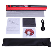 Scanner palmare per documenti mobile iScan01 con display a LED, sensore di immagine a contatto A4, iScan01 Red, iScan01 Silver, iScan01 Black, iScan01 Green, iScan01 Blue