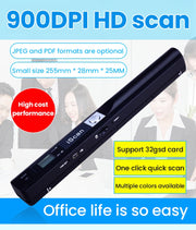 Scanner palmare per documenti mobile iScan01 con display a LED, sensore di immagine a contatto A4, iScan01 Red, iScan01 Silver, iScan01 Black, iScan01 Green, iScan01 Blue