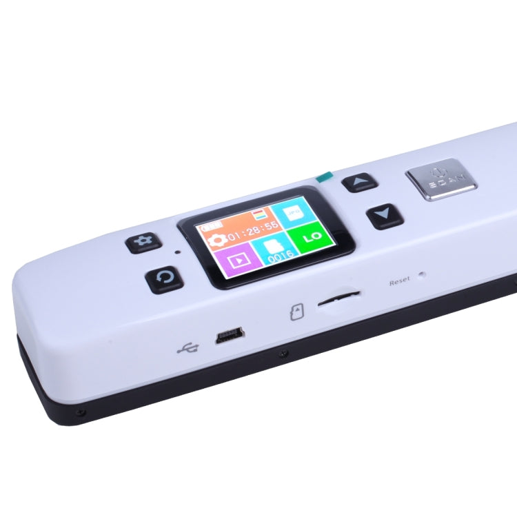 Scanner portatile doppio rullo con display LED 1050 DPI