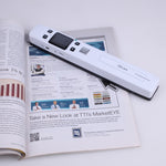 Scanner portatile doppio rullo con display LED 1050 DPI