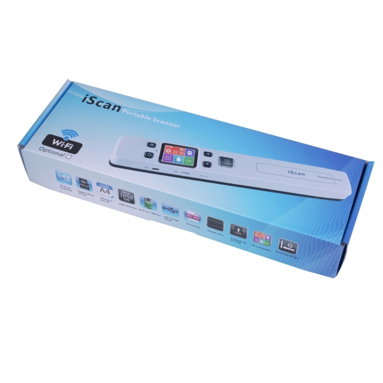 Scanner portatile WiFi per documenti con doppio rullo
