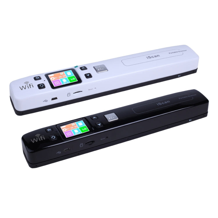 Scanner portatile WiFi per documenti con doppio rullo