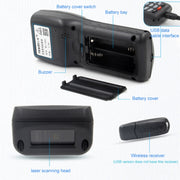 NEWSCAN NS3309 Raccoglitore di scanner di codici a barre laser USB + wireless unidimensionale, NS3309L