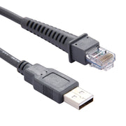 Cavo dati seriale scanner da 2 m USB A maschio a RJ45 per Symbol LS2208 / 2208AP / LS4278, USB A Male to RJ45