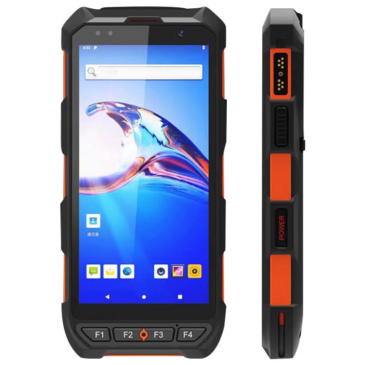 Terminale dati industriale portatile IP65 da 5,5 pollici con Android 10 e scanner di codici a barre, stile: RFID UHF, RFID UHF