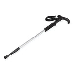 Tre bastoncini da trekking all'aperto retrattili da 132 cm telescopici, Red#132cm, Blue#132cm, Silver#132cm, Black#132cm
