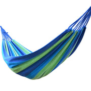 Amaca in tela per esterni a righe, letto a dondolo allargabile per due persone, dimensioni: 190 cm x 150 cm, 190cm x 150cm (Blue), 190cm x 150cm (Red+Yellow), 200 x 150cm (Blue+Yellow)