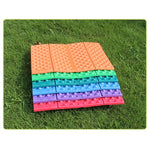 2 PCS Cuscino per massaggio cellulare mobile pieghevole portatile Tappetini per sedili da picnic a prova di umidità Tappetini in EVA, 2 PCS (Dark green), 2 PCS (Grass green), 2 PCS (Orange), 2 PCS (Blue), 2 PCS (Purple), 2 PCS (Red)