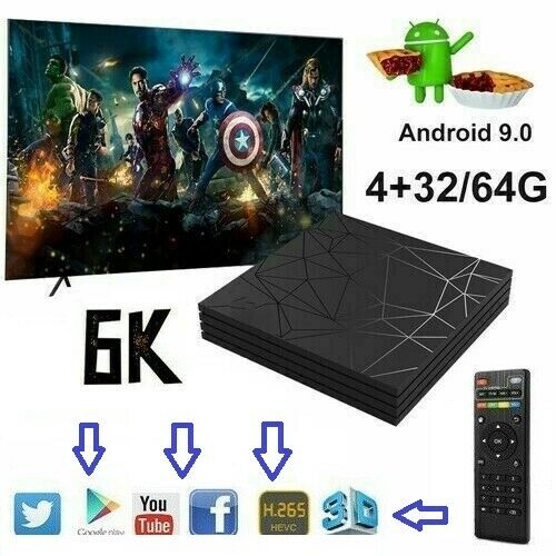 Tv Box Android Q6 Plus