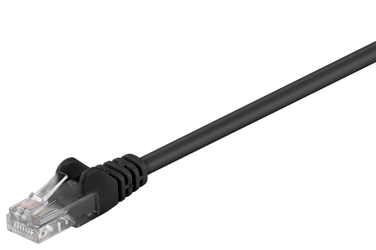 Cavo patch Goobay Cat 5e RJ45 U/UTP nero 1,5 m 4040849955624 95562 Z168