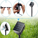 Catena luminosa solare 10 m con 10 lampade LED caldo IP44 LE-242 6920160002420 Z200