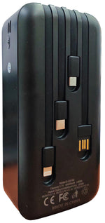 Power bank 40000mAh con cavi integrati e torcia LED vari colori 6974752266950 Q-CD154 Z240