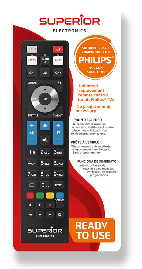 Telecomando universale per Smart TV Philips SUPTRB010 8054242080476 Z242