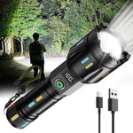 Torcia LED ricaricabile LE-324 10W con zoom e power bank 69201560003243 Z250