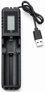Caricabatterie LCD USB per batterie 5V 1.2A Z256