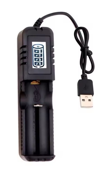 Caricabatterie LCD USB per batterie 5V 1.2A Z256