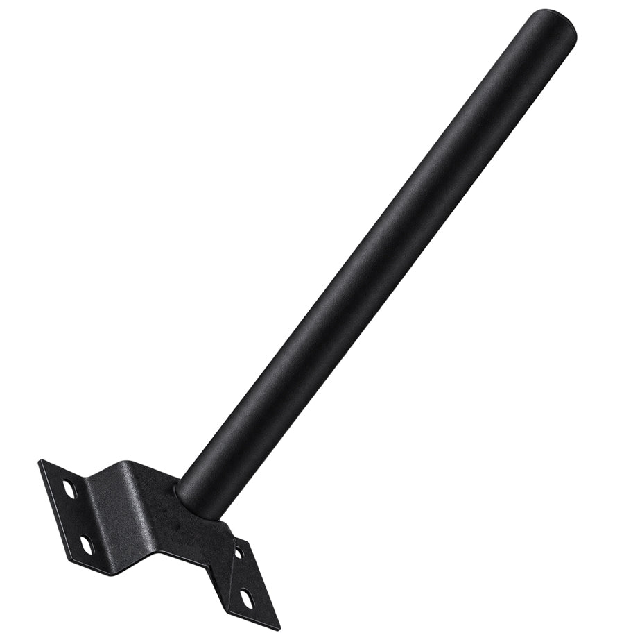Staffa a parete per lampione LED stradale 460 mm nero Z260