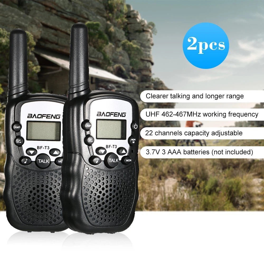 Walkie talkie Baofeng BF-T3 coppia 2 pezzi UHF 3 km 6956016511129 Z266
