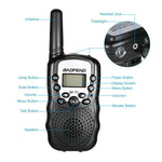 Walkie talkie Baofeng BF-T3 coppia 2 pezzi UHF 3 km 6956016511129 Z266