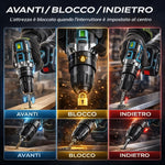 Trapano avvitatore a batteria 48V con accessori 7895623352024 Z302