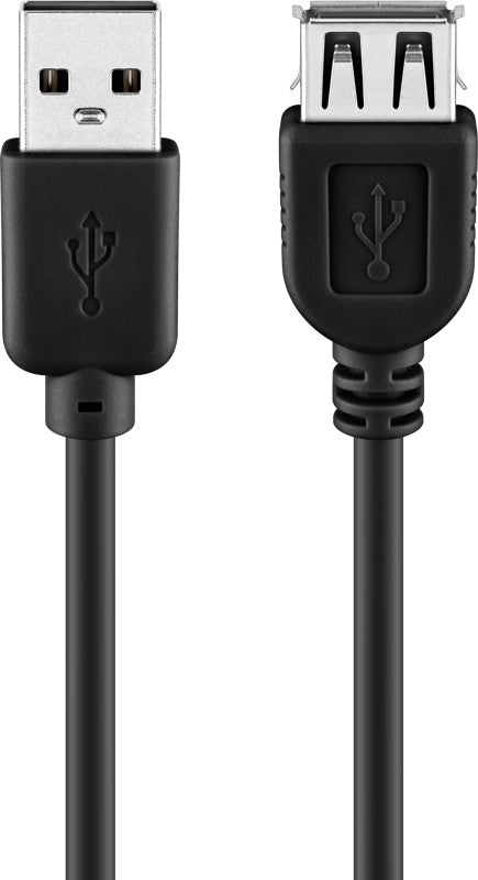 Cavo prolunga USB-A 3 m nero USB 2.0 480 Mbit/s 68904 4040849689048 Z279