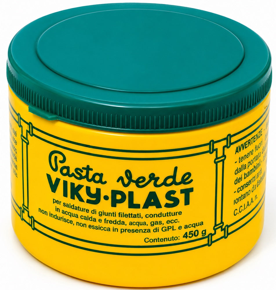 Pasta verde 450 g per guarnizioni e raccordi filettati 7453 Z281