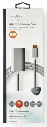 Cavo adattatore USB-C a HDMI 4K 60Hz 2 metri Nedis 5412810331741 Z288