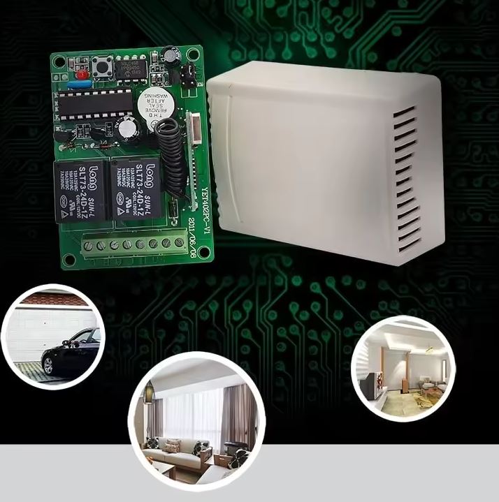 Ricevitore 433MHz 2 canali con 2 telecomandi Z320