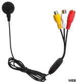Microtelecamera AHD 3.6mm a colori con microfono 8 LED IR