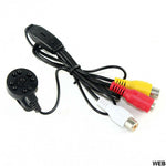 Microtelecamera AHD 3.6mm a colori con microfono 8 LED IR Z365