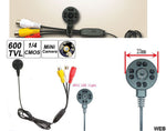 Microtelecamera AHD 3.6mm a colori con microfono 8 LED IR Z365