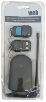 Kit ricevitore universale con 2 radiocomandi 433MHz 8053323556374 Z549