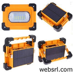 Faro LED con funzione powerbank a ricarica solare 9000mAh 60W 6500K 8055182262250 Z968