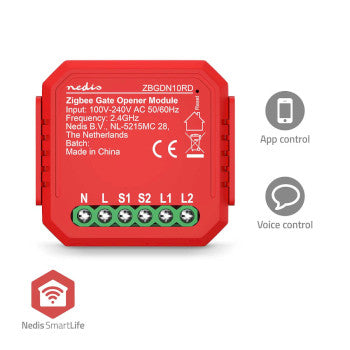 SmartLife Power Switch | Zigbee 3.0 | 2.5 W | Terminal Connection | App available for: Android™ / IOS