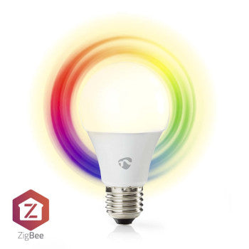 SmartLife Full Colour LED Bulb | Zigbee 3.0 | E27 | 806 lm | 9 W | RGB / Warm to Cool White | 2200 - 6500 K | Android™ / IOS | Bulb | 1 pcs