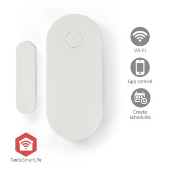 SmartLife Door Window Sensor | Zigbee 3.0 | Battery Powered | Android™ / IOS | White