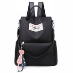 Borsa tote casual a tracolla per zaino antifurto multifunzionale con pendente per accessori, 624