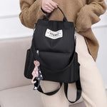 Borsa tote casual a tracolla per zaino antifurto multifunzionale con pendente per accessori, 624