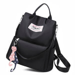 Borsa tote casual a tracolla per zaino antifurto multifunzionale con pendente per accessori, 624