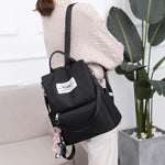 Borsa tote casual a tracolla per zaino antifurto multifunzionale con pendente per accessori, 624
