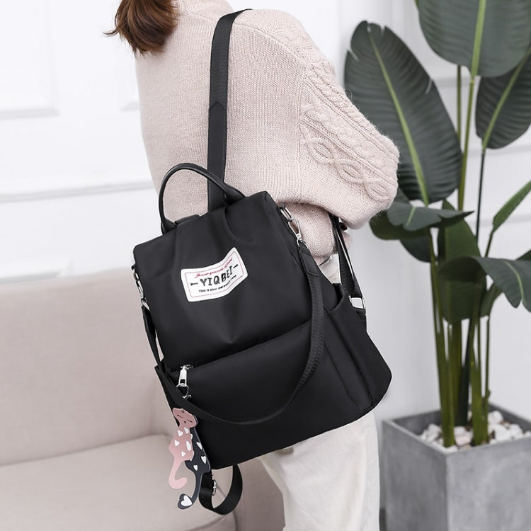 Borsa tote casual a tracolla per zaino antifurto multifunzionale con pendente per accessori, 624