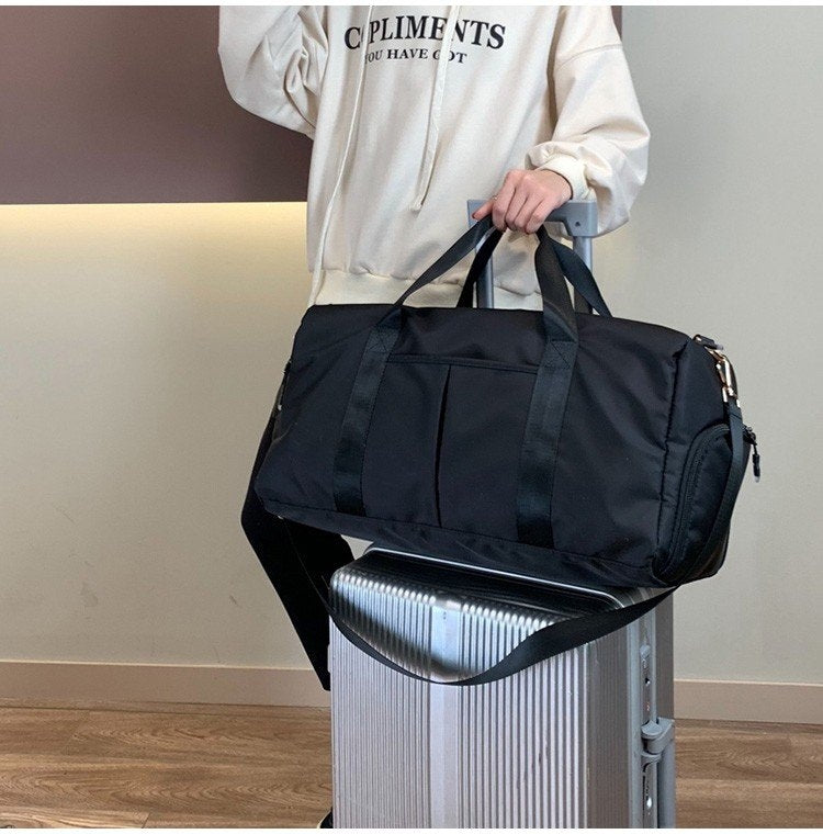 Borsa da yoga per palestra sportiva con spalla in tessuto di nylon morbido