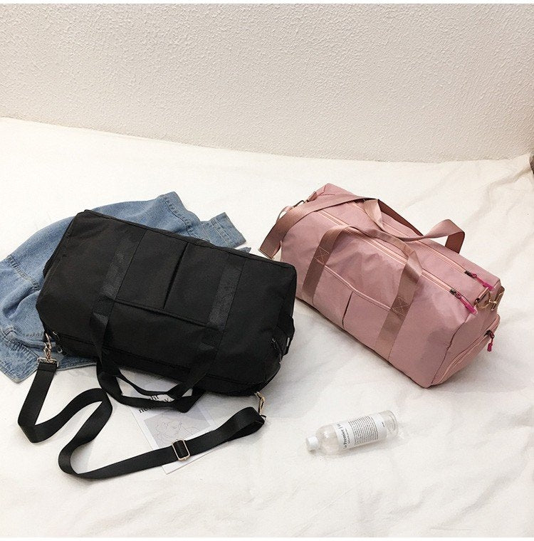 Borsa da yoga per palestra sportiva con spalla in tessuto di nylon morbido