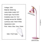Lampada da tavolo verticale Macaron da terra