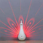 YWXLight 5V Luce notturna a LED pavone alimentata tramite USB